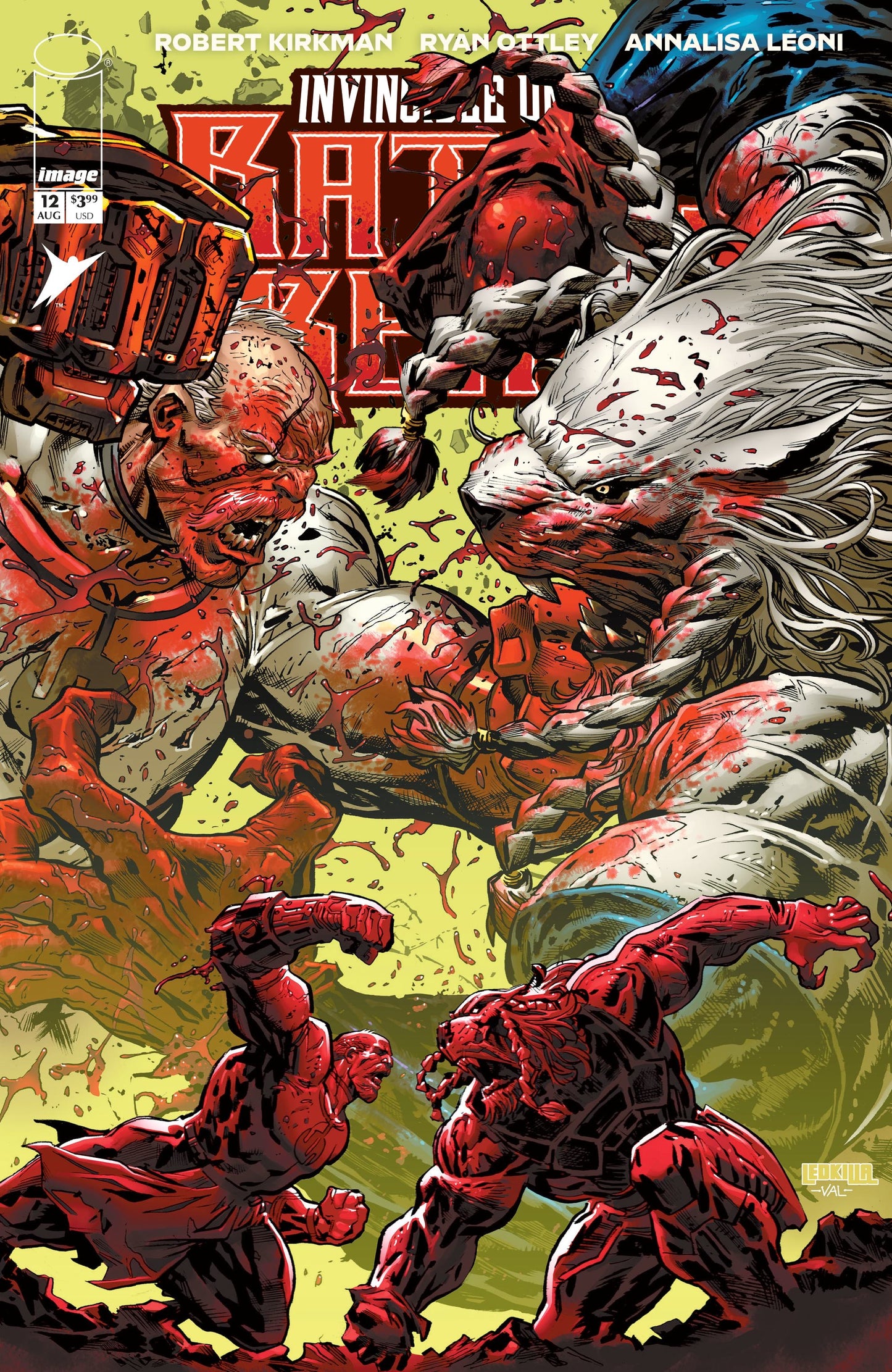 Battle Beast 12 - Ken Lashley Exclusive- Matte foil - Signed and Remarked by Ken Lashley- Pre Order