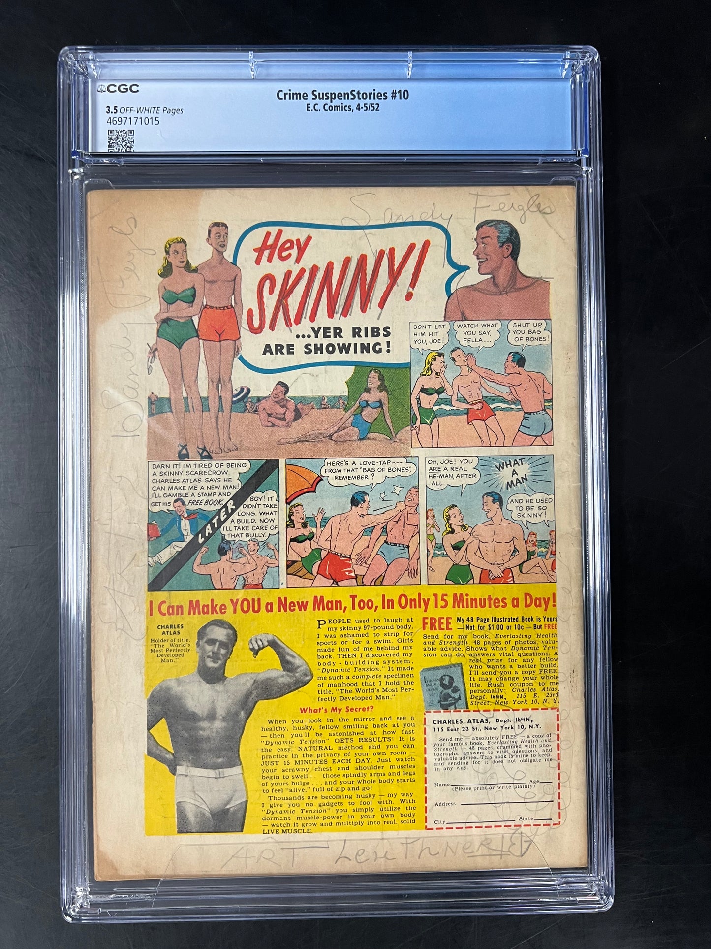 Crime SuspenStories #10 - CGC 3.5