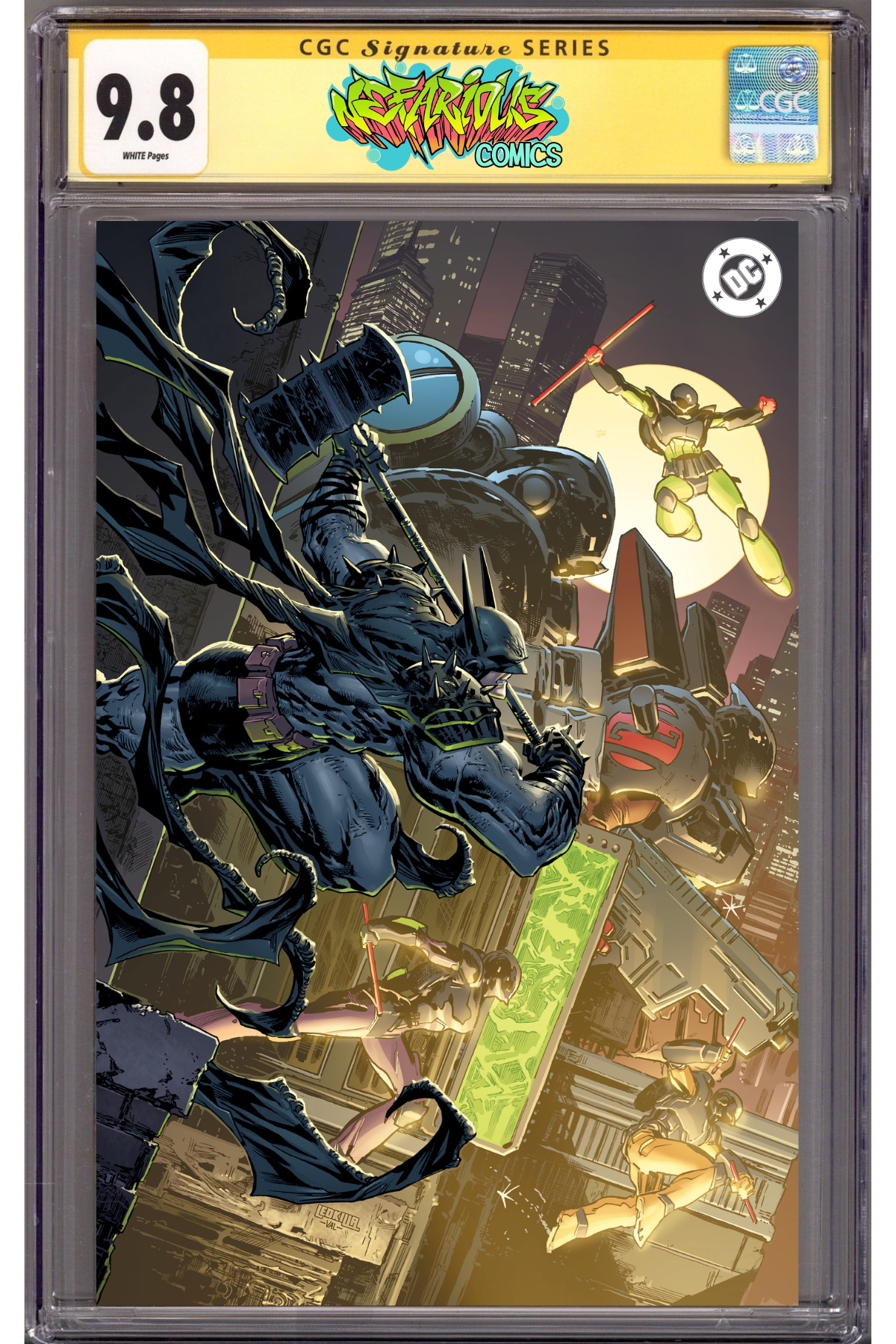 Absolute Batman 20 - Virgin Foil- Signed by Ken Lashley - CGC 9.8- ltd to 800 copies - Pre Sale