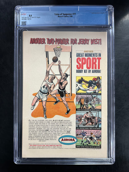 Tales of Suspense #77 CGC 8.0 – 1st Appearance of Peggy Carter & Ultimo
